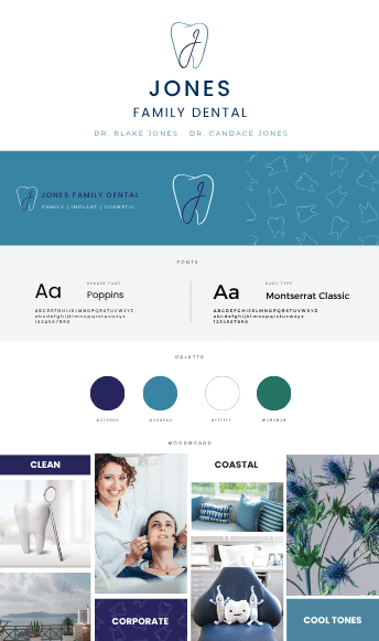 Jones Family Dental brand guide
