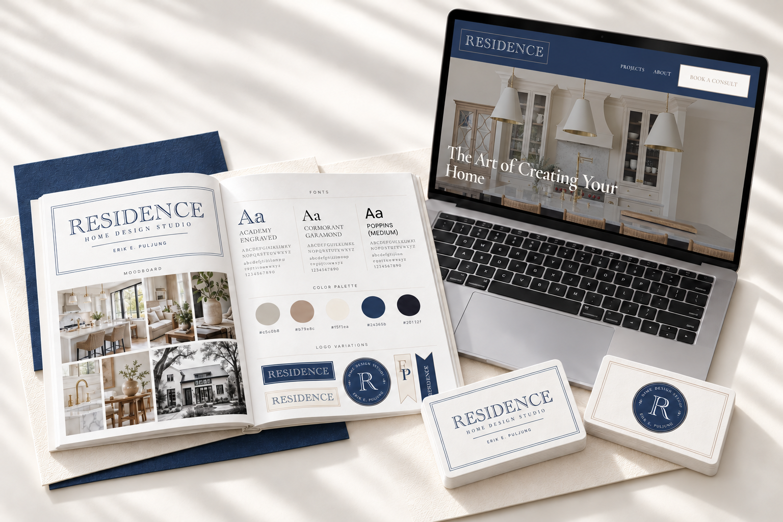 Residence identity and website presentation